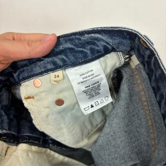 GRLFRND Melanie High Rise Boot Cut Jeans in Los Feliz Size 24